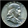 1959D Franklin Half Graded MS66 FBL (COI-4919)