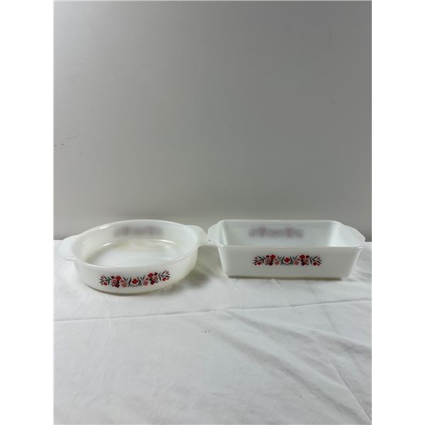 Fire King Decorated Dishes