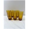Image 1 : Amber Glass Cups