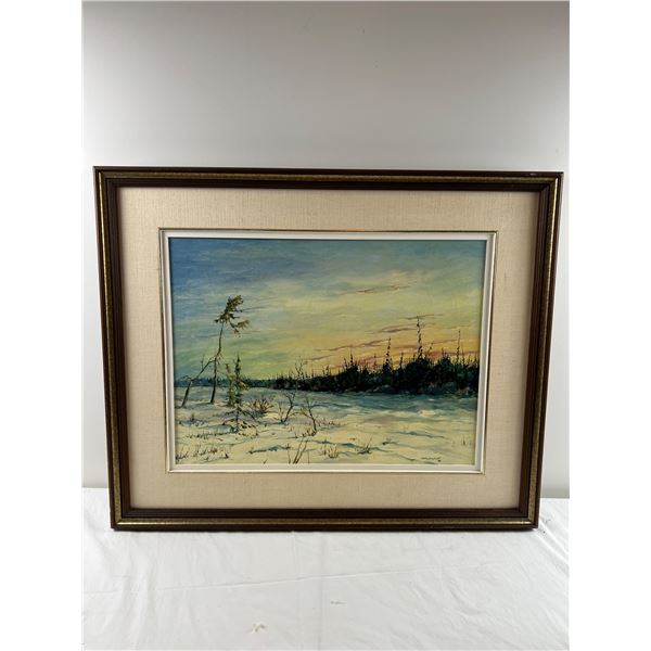 Frozen Landscape Painting