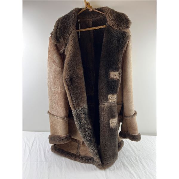 Vintage Leather Attic Coat