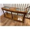 Image 1 : Wooden Hall Table with Glass Inlay