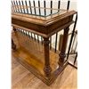 Image 2 : Wooden Hall Table with Glass Inlay