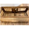 Image 6 : Wooden Hall Table with Glass Inlay