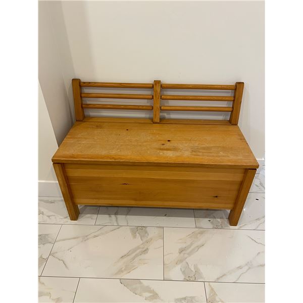 Wooden Hall Storage Bench