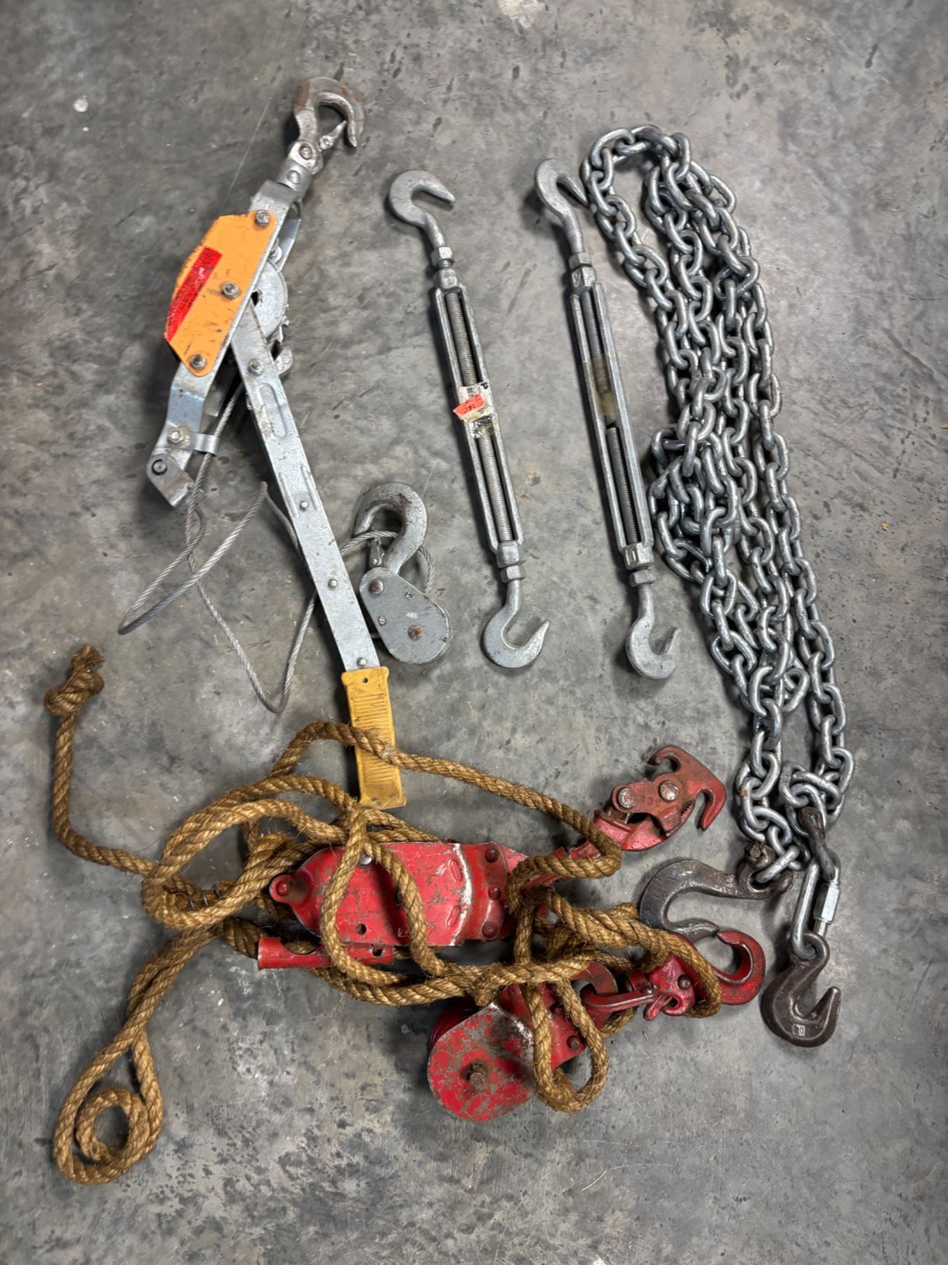 Tree Puller Chain Chains and Pullers - Sunrise Estate Services Ltd