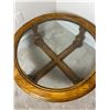 Image 2 : Circular Glass Top Coffee Table