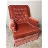 Image 1 : Vintage Pink Swivel Armchair