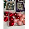 Image 2 : Variety of Glass & Plastic Christmas Ornaments