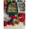 Image 3 : Variety of Glass & Plastic Christmas Ornaments