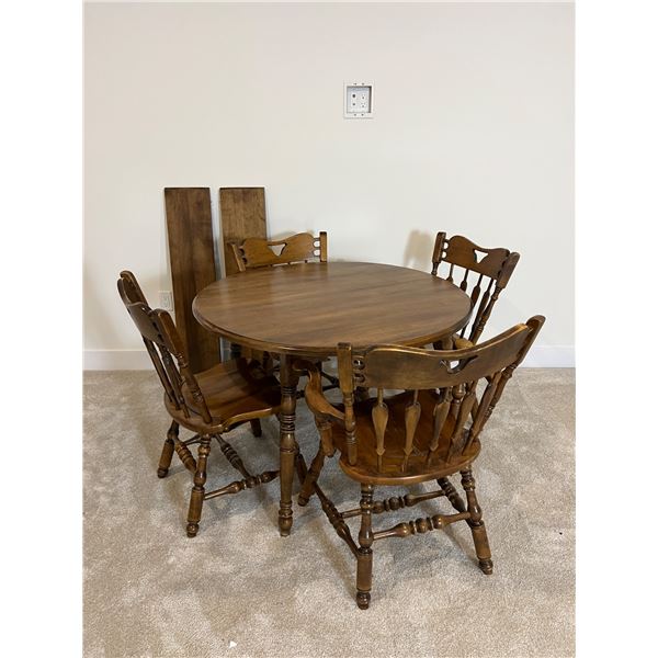Wooden Dining Table & Chairs