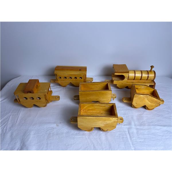 Wooden Train Set