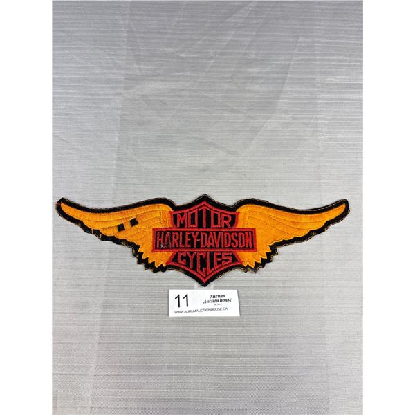 Vintage Harley Davidson Motorcycle Cloth Patch