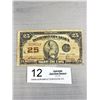Image 1 : 1923 Dominion of Canada 25 Cent Bank Note Shin Plaster