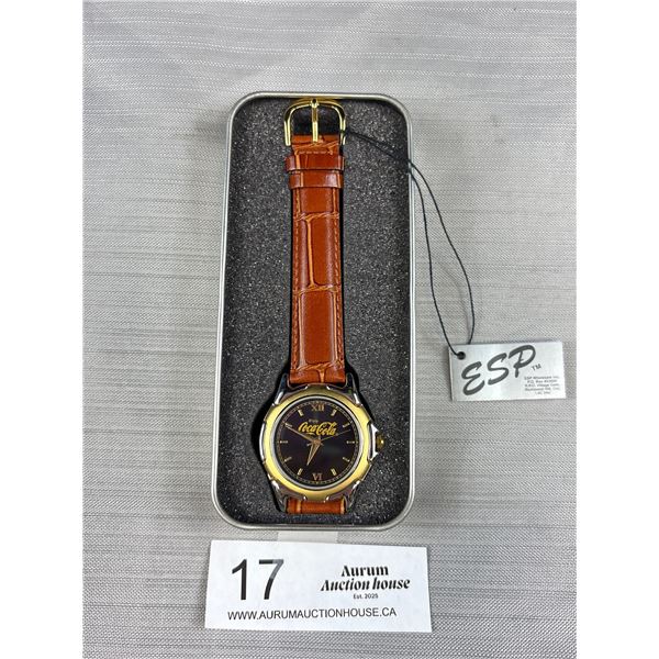 New In Package Mens Coca-Cola Wrist Watch