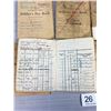Image 3 : Lot of WW2 Sea Forth Highlanders of Canada Pay Books and ID Wallet
