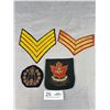 Image 1 : Lot of RCMP Chevrons Army Badges