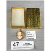 Image 1 : Very nice 14k Gold Cameo Brooch/Pendant Total weigh 3.39g