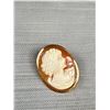 Image 2 : Very nice 14k Gold Cameo Brooch/Pendant Total weigh 3.39g