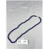 Image 2 : Hand Knotted Lapis Lazuli Necklace with 14k Clasp