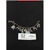 Image 2 : Sterling Charm Bracelet + 11 Sterling Charms - 37.76 gr (Red Box)