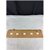 Image 4 : Antique Wooden Towel Rack w/ Porcelain Plaques for Hand Towel, etc (Marked on Back) German