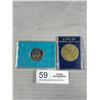 Image 1 : Manitoba 100 Years Token and Expo 86 Medallion