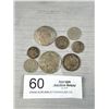 Image 1 : Lot of 8 Old Coins (One is a Button)