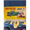 Image 4 : Vintage 1960s Japan Tin Construction Jeep in Original Box
