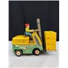 Image 2 : Vintage Made in Japan Mystery Fork Lift w/ Original Box Great Graphics and Condition