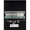 Image 1 : Sterling Charm Bracelet w/ 11 Charms (26.6 gr) + 9 Extra Sterling Charms (Blue Box)