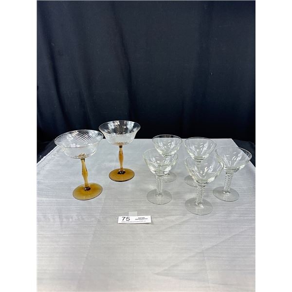 Nice Lot of Vintage Crystal Glasses