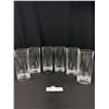 Image 1 : Lot of Six Heavy Crystal Glass Tumblers