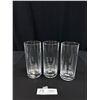 Image 2 : Lot of Six Heavy Crystal Glass Tumblers