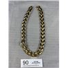 Image 3 : Very Good Quality, Heavy Gold Plated Link Necklace