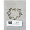 Image 1 : .925 Silver Heart Link Bracelet