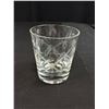 Image 5 : Lot of 12 Short and Tall Glass Etched Glasses
