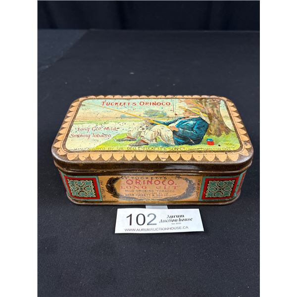 Antique Tuckets Ornoco Tobacco Tin