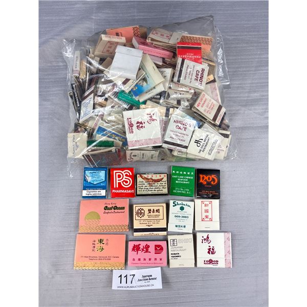 Large Lot of Vintage Advertising Match Books
