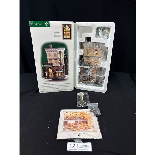 Department 56 Foster Pharmacy w/ Original Box
