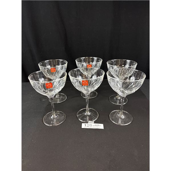 Lot of 6 RCR Cristalleria Italiana Glasses