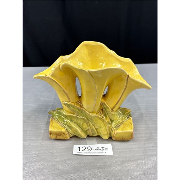 Mid Century McCoy USA Pottery Lily Vase
