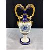 Image 2 : Pair of Royal Dux Chezch Pottery Vases Bottom Broken Out of One