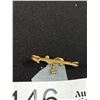 Image 2 : 14k Seed Pearl Lingerie Pin 1.54 gr