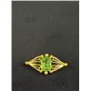 Image 2 : Vintage Uranium Glass Virgo Brooch and Stick Pin