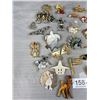 Image 2 : Large Lot Vintage Figural Brooches