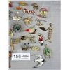 Image 3 : Large Lot Vintage Figural Brooches