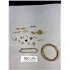 Image 6 : Lot of Gold-Fill and Gold Plated Jewelry Including 5 Pairs Earrings w/ 14K Posts