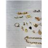 Image 7 : Lot of Gold-Fill and Gold Plated Jewelry Including 5 Pairs Earrings w/ 14K Posts