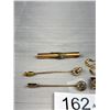 Image 4 : Assorted Antique Stick Pins, Brooches and Misc